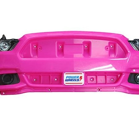 ILC Replacement for Power Wheels Cdd09 Smart Drive Ford Mustang Pink Front Bumper W/lights & PW Logo CDD09 SMART DRIVE FORD MUSTANG PINK FRONT BUMPER